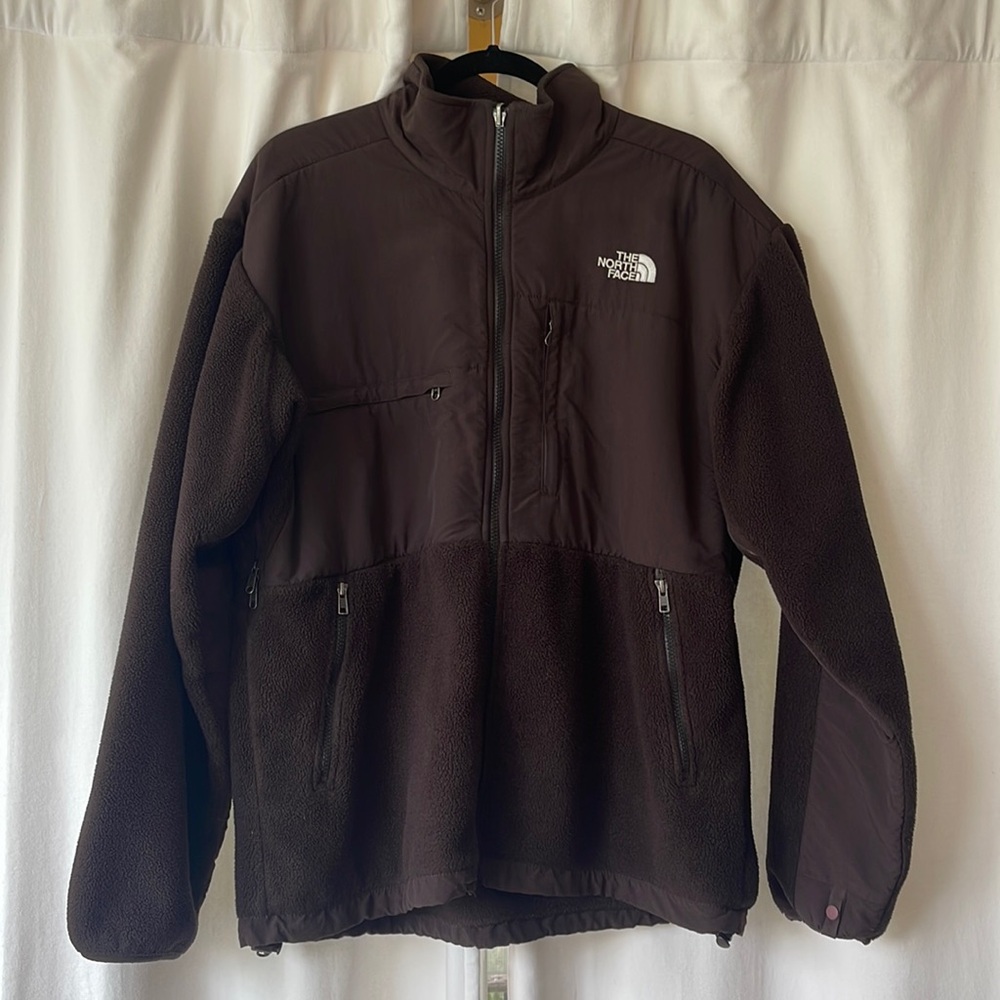 The North Face Men’s Full‑Zip Glacier Fleece Jacket – Brown – Size L